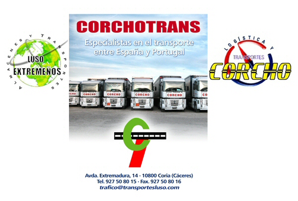Flota de camiones Corchotrans